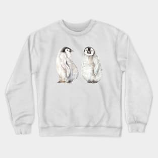 Baby Watercolor Penguins Crewneck Sweatshirt